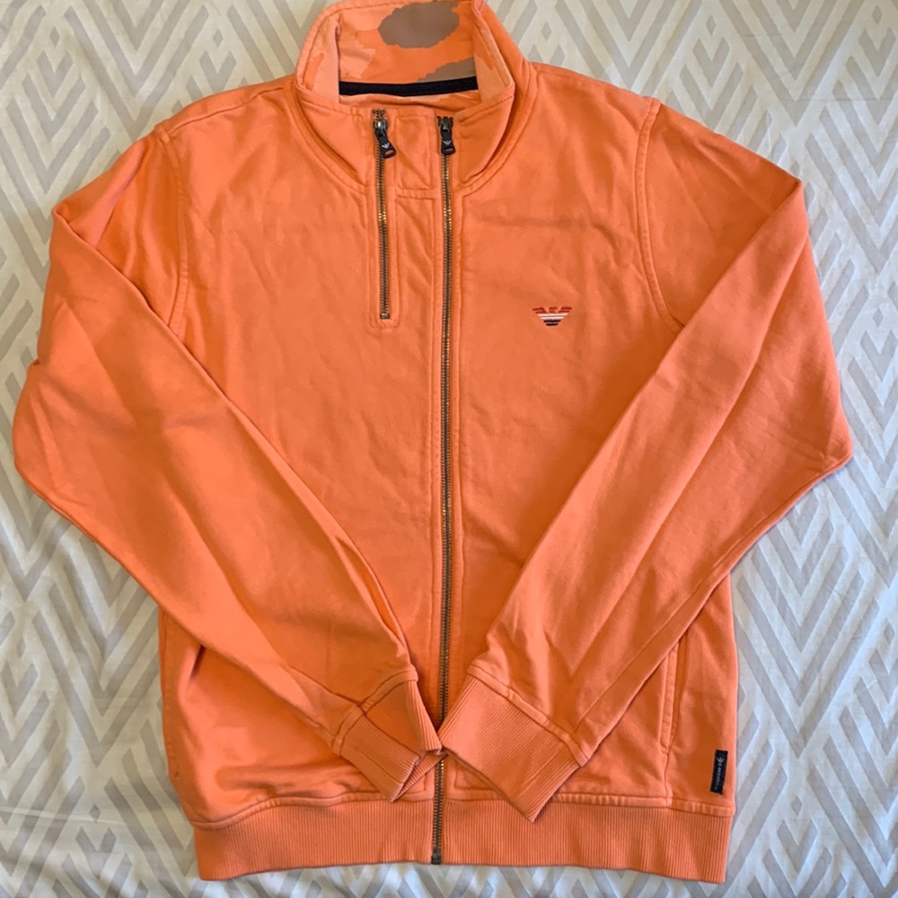 Armani Junior Boys Zipper Sweater Size 14